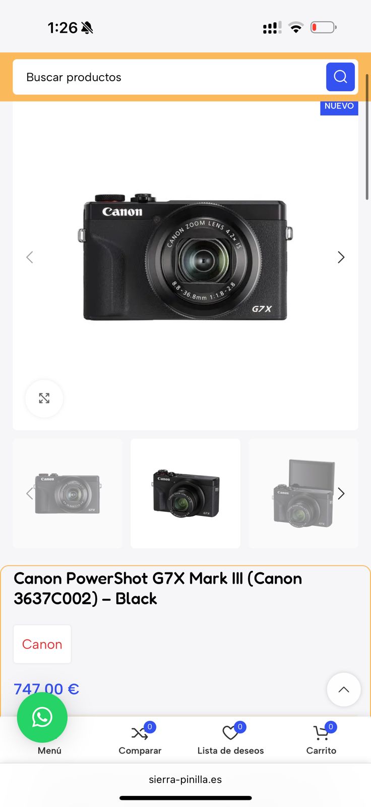 Canon PowerShot G7X Mark III 3