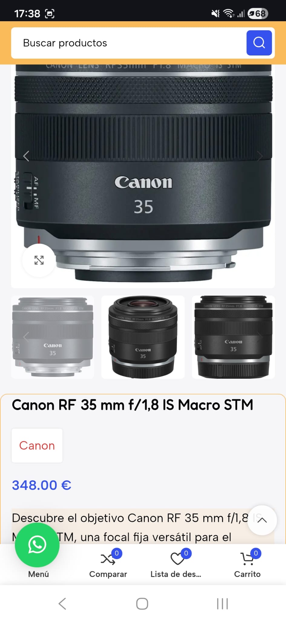 Canon RF 35mm f/1.8 IS Macro STM
